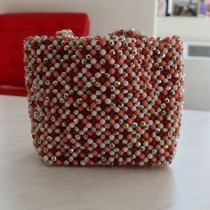 Loeffler Randall Mina Beaded Tote Bag Blush